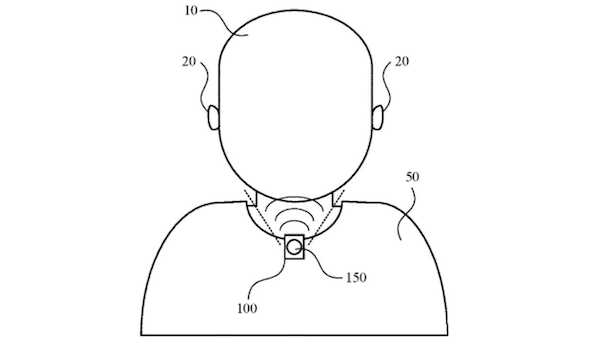苹果申请新的音频专利：耳机不用戴，挂在衣领上听-ios学习从入门到精通尽在姬长信