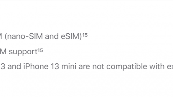 苹果 iPhone 13 部分型号首支持双 SIM 卡/双 eSIM 卡，iPhone 13 mini 国行仍为单 SIM 卡-ios学习从入门到精通尽在姬长信