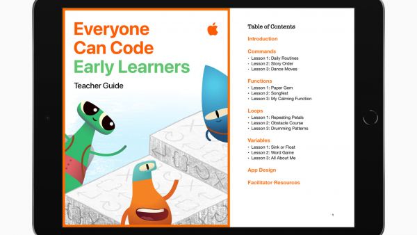 苹果宣布为小学生推出全新编程指南，课业 App 支持下课反馈单功能-ios学习从入门到精通尽在姬长信