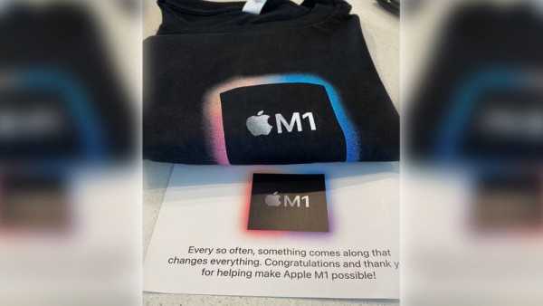 苹果向工程师赠送“Apple M1”特殊 T 恤，庆祝 Silicon 转型完成第一年-ios学习从入门到精通尽在姬长信