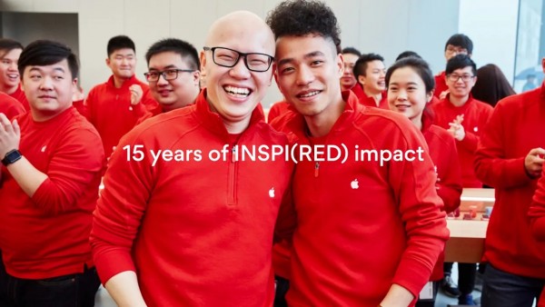 慈善机构 (RED) 分享视频，庆祝与苹果合作 15 年-ios学习从入门到精通尽在姬长信