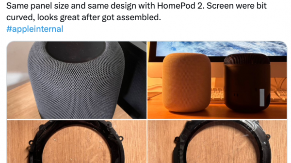 消息称苹果 HomePod 3 采用“弧形”上盖，让屏幕看起来更大-ios学习从入门到精通尽在姬长信