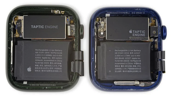 iFixit拆解Apple Watch 7代 电池和屏幕小幅升级-ios学习从入门到精通尽在姬长信