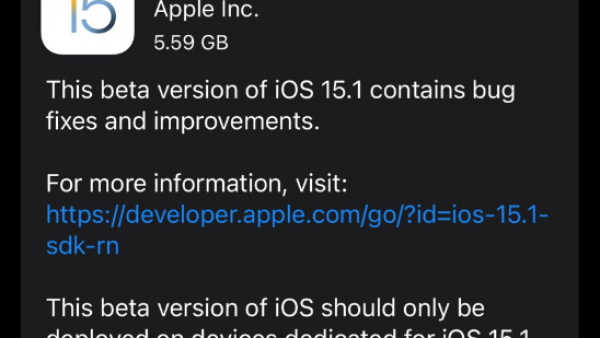 苹果发布 iOS 15.1/iPadOS 15.1 首个测试版-ios学习从入门到精通尽在姬长信
