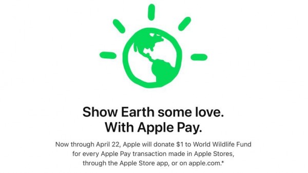 苹果庆祝地球日，在 Apple Store 使用 Apple Pay 的每笔交易都会捐款 1 美元-ios学习从入门到精通尽在姬长信