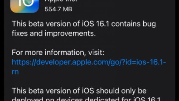 苹果 iOS 16.1 开发者预览版 Beta 3 发布：优化壁纸功能-ios学习从入门到精通尽在姬长信