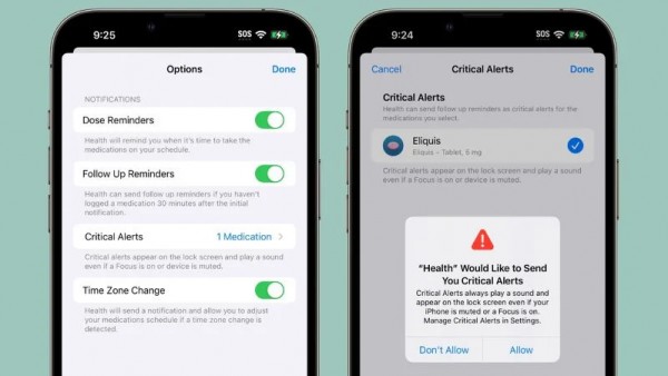 iOS 17 健康应用可提醒用户不要忘记服药-ios学习从入门到精通尽在姬长信