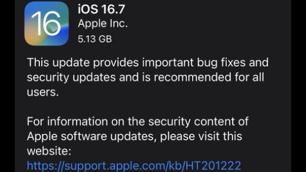 苹果发布 iOS 16.7/iPadOS 16.7 RC-ios学习从入门到精通尽在姬长信
